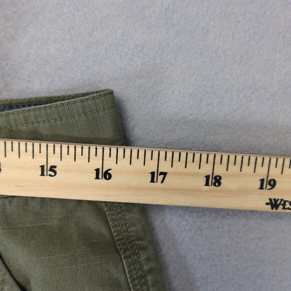 Vtg Y2K Nike 6.0 Cargo Shorts Men's 34x12 Ripstop Olive Green Gorpcore Hiking - Picture 3 of 10